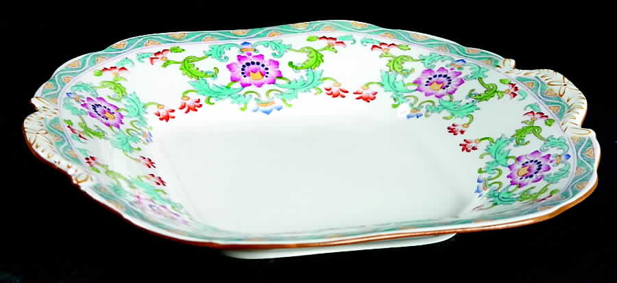 B833 Square Handled Cake Plate by Minton-1