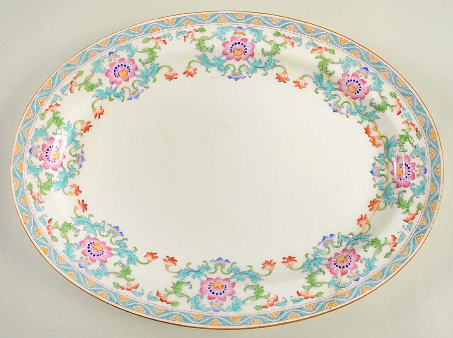 B833 13" Oval Serving Platter by Minton-1