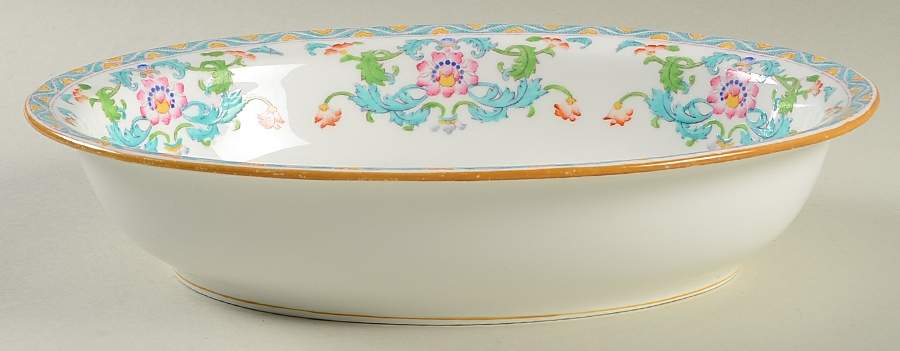 B833 10" Oval Vegetable Bowl by Minton-1
