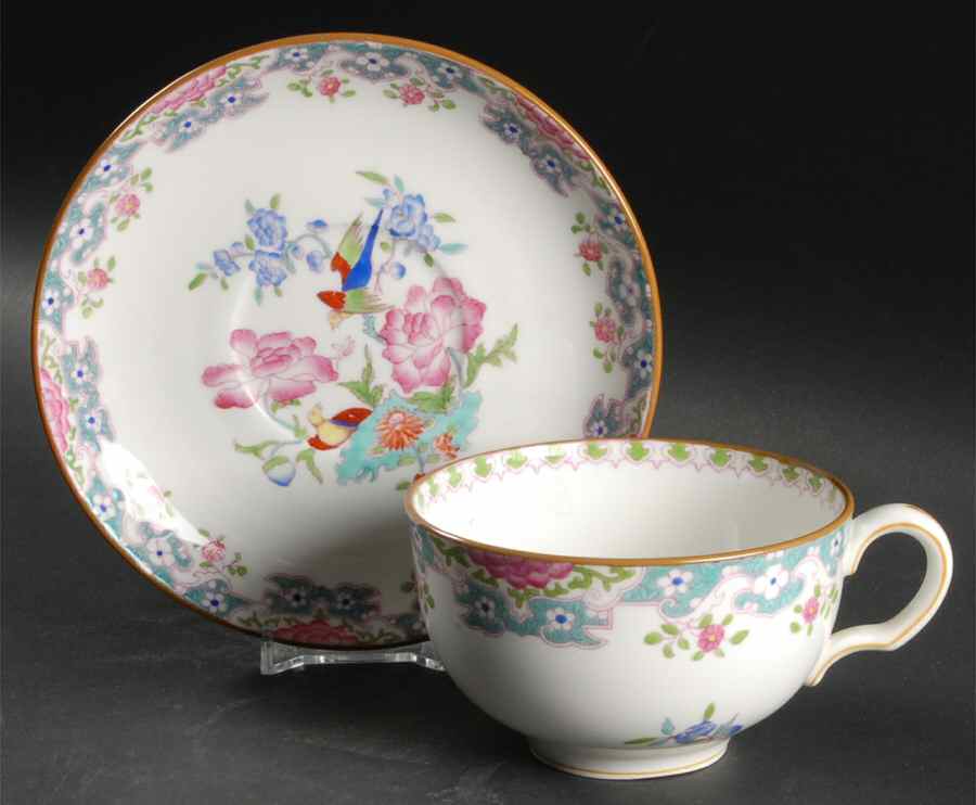 B865 Oversized Cup & Saucer Set by Minton-1