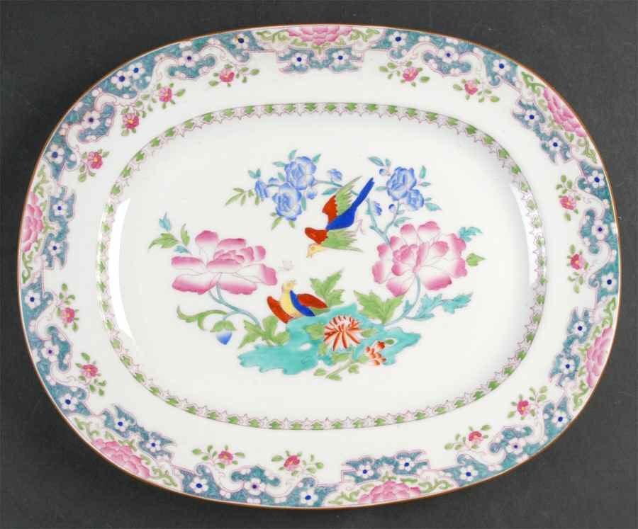 B865 13" Oval Serving Platter by Minton-1