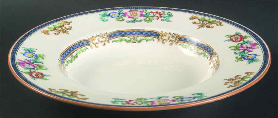 B898 (Smooth Edge) Large Rim Soup Bowl by Minton-1