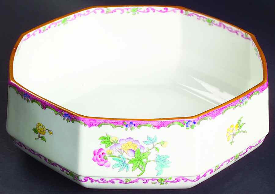 B925 8" Octagonal Vegetable Bowl by Minton-1