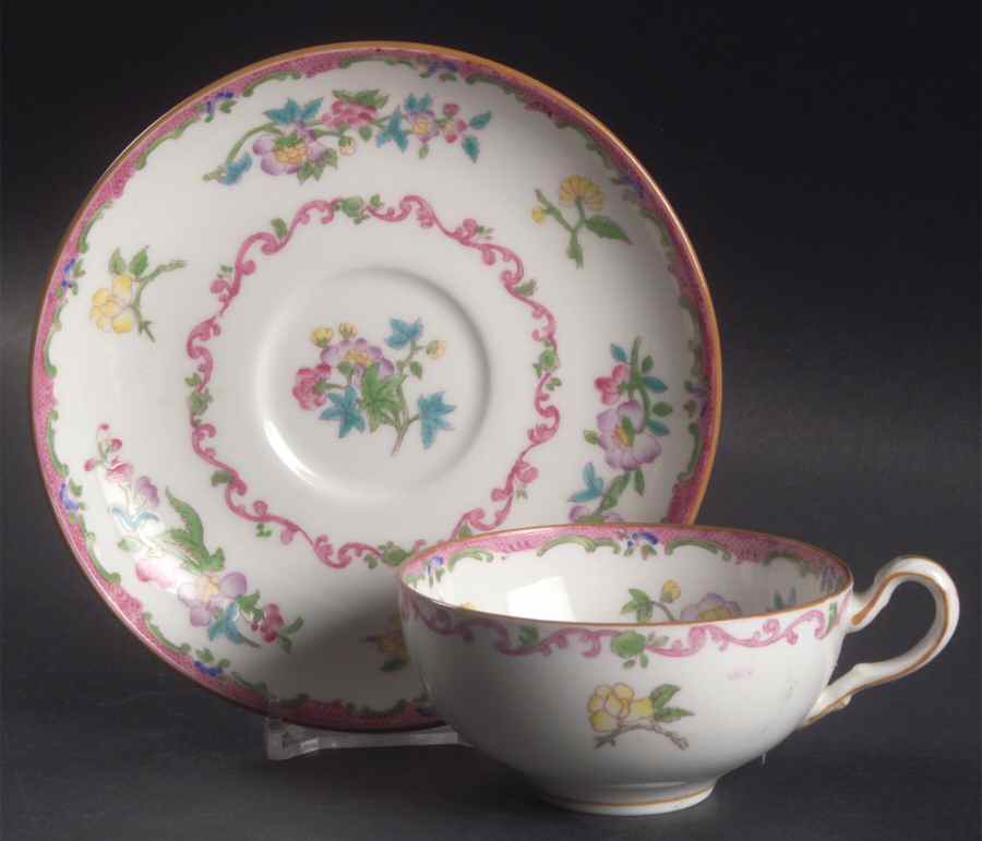 B925 Flat Cup & Saucer Set by Minton-1