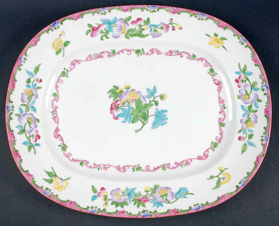 B925 14" Oval Serving Platter by Minton-1