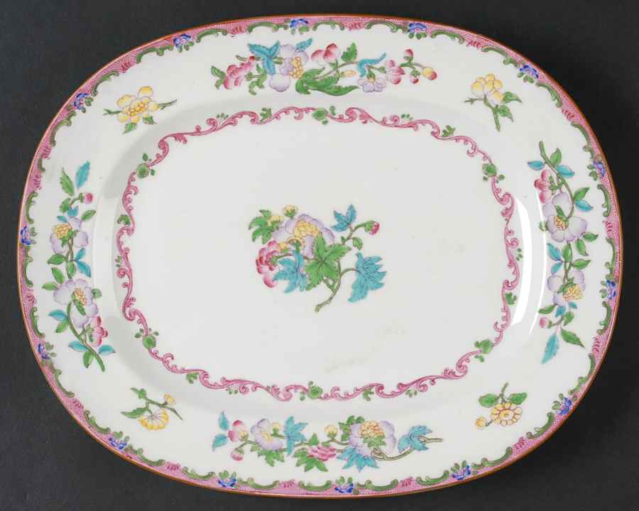 B925 10" Oval Serving Platter by Minton-1