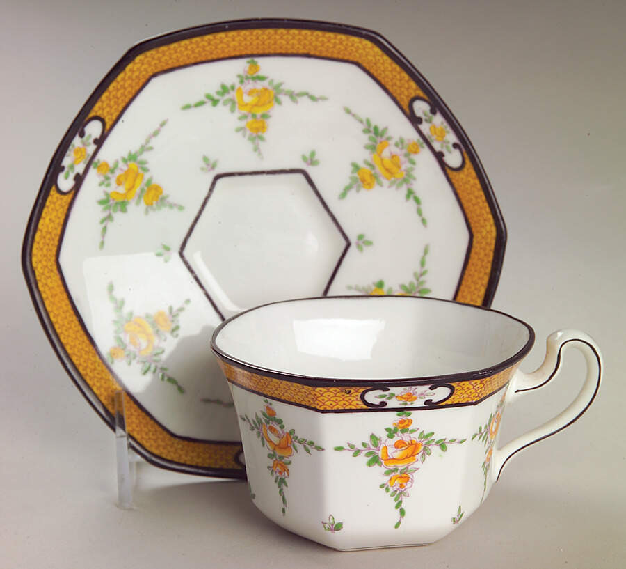 B930 Flat Cup & Saucer Set by Minton-1