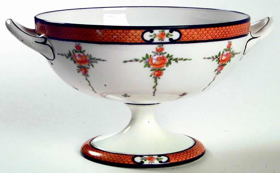 B930 Round Compote (Height X Width) by Minton-1