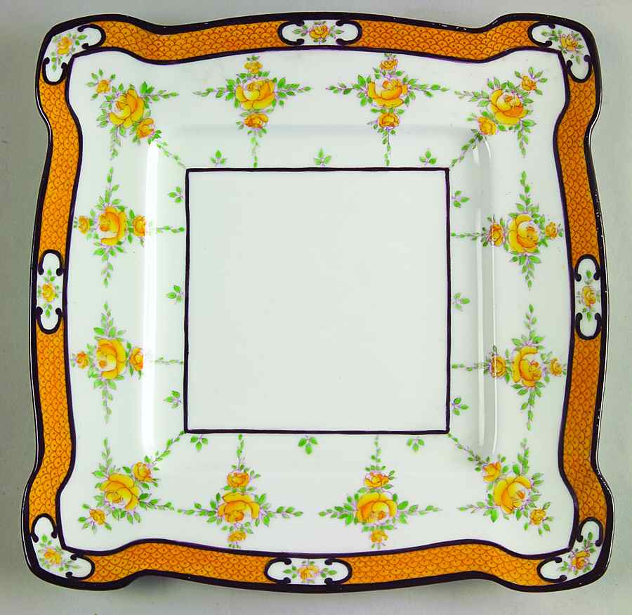B930 Square Cake Plate by Minton-1