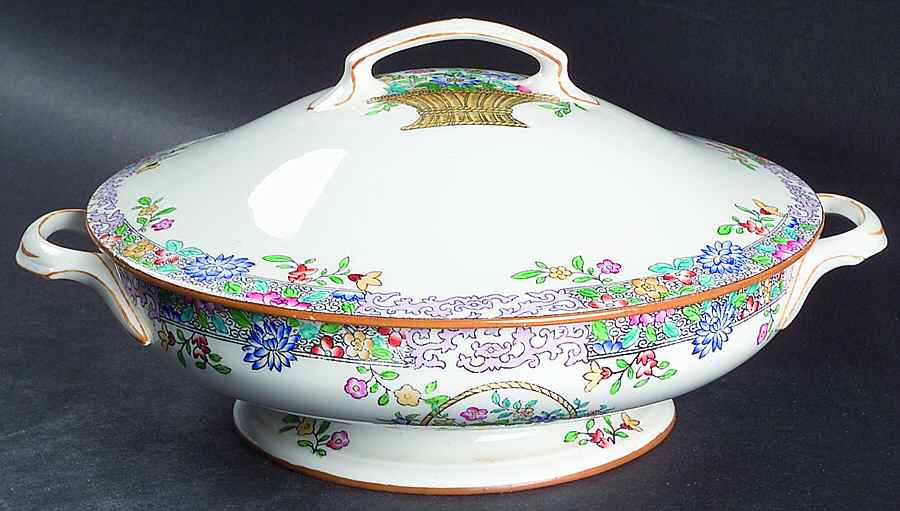 B958 Round Covered Vegetable by Minton-1