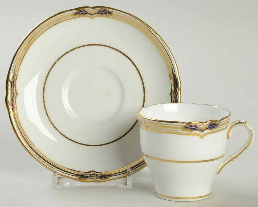 Baccleuch Flat Demitasse Cup & Saucer Set by Minton-1
