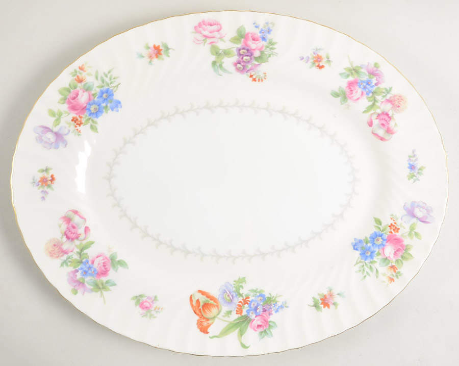 Bala 15" Oval Serving Platter by Minton-1