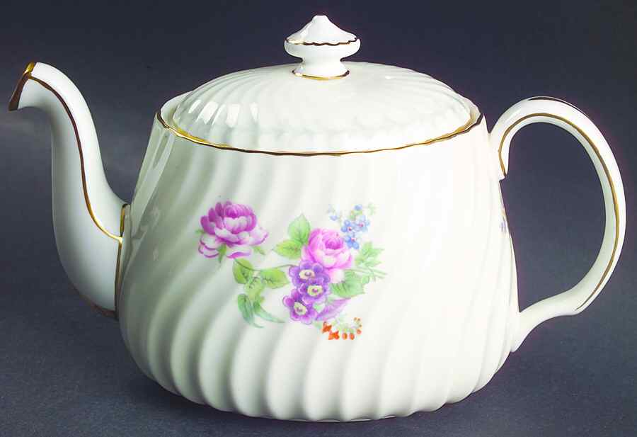 Bala Mini Teapot & Lid by Minton-1