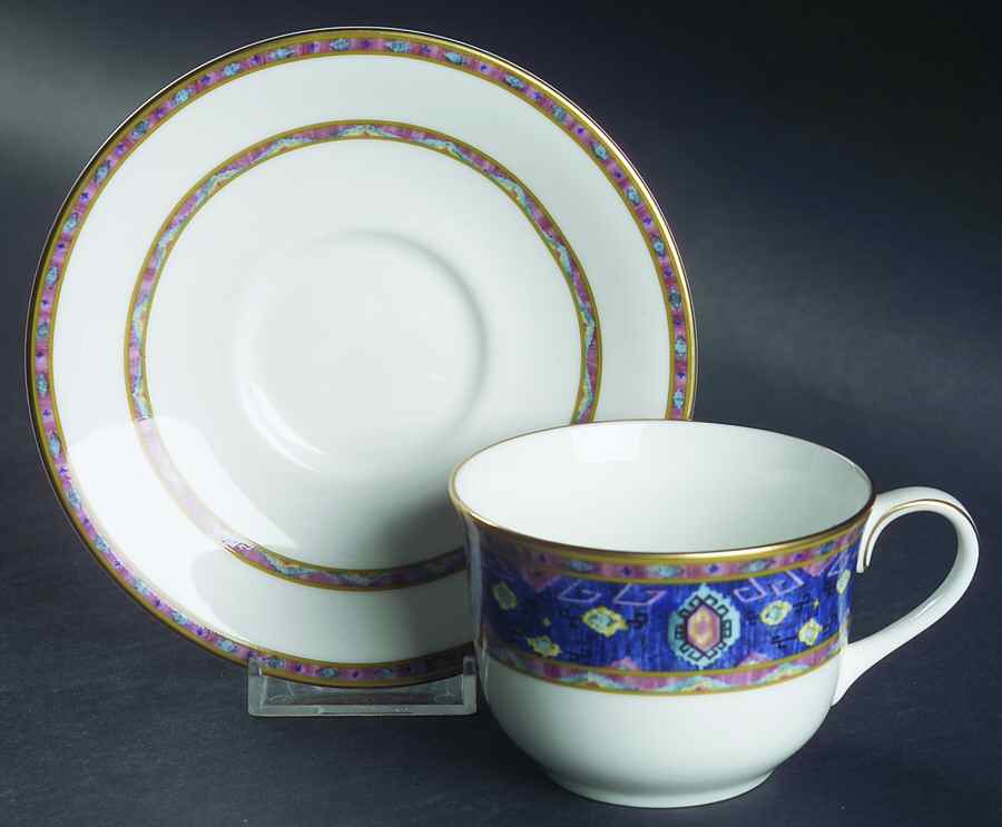 Barchester Flat Cup & Saucer Set by Minton-1