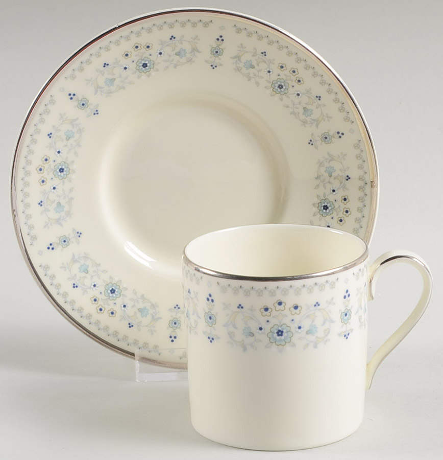 Beaumaris Flat Demitasse Cup & Saucer Set by Minton-1