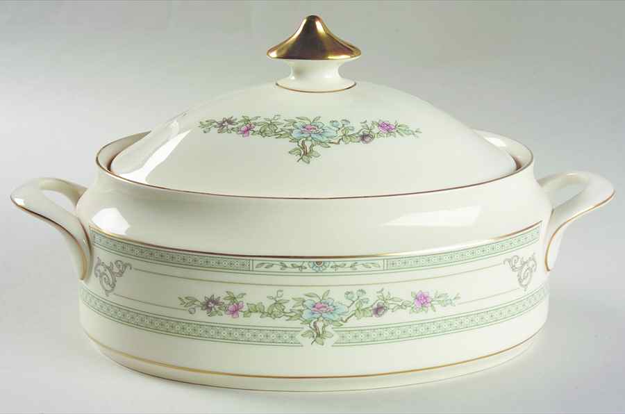 Beaumont Oval Covered Vegetable by Minton-1