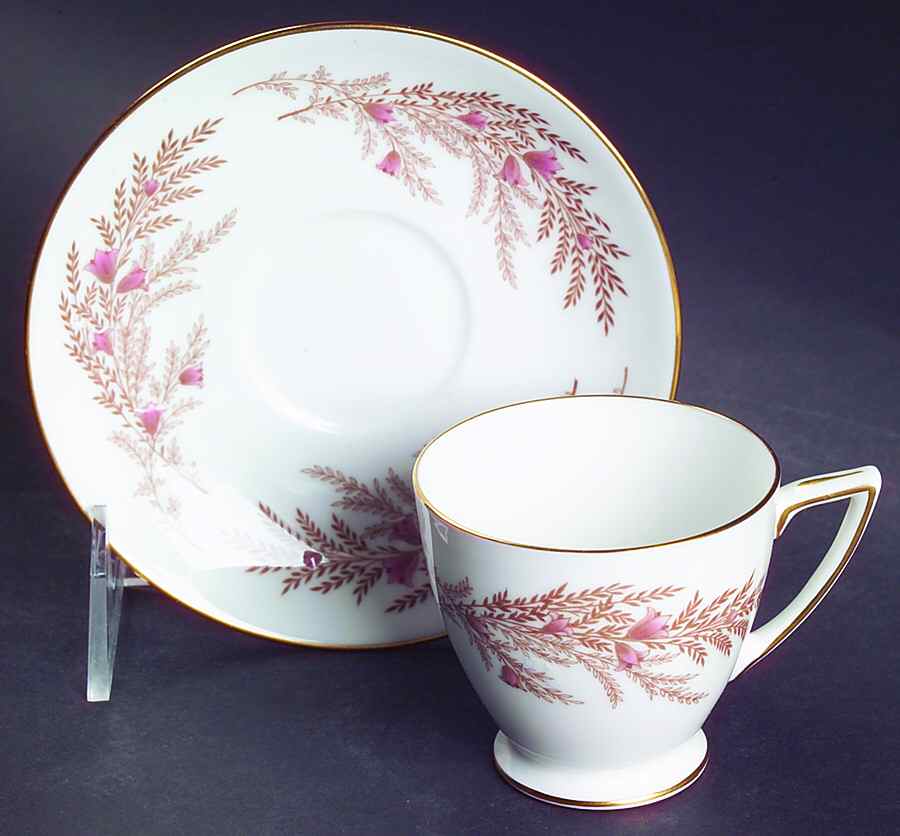 Bedford Footed Demitasse Cup & Saucer Set by Minton-1