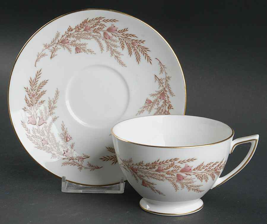 Bedford Footed Cup & Saucer Set by Minton-1