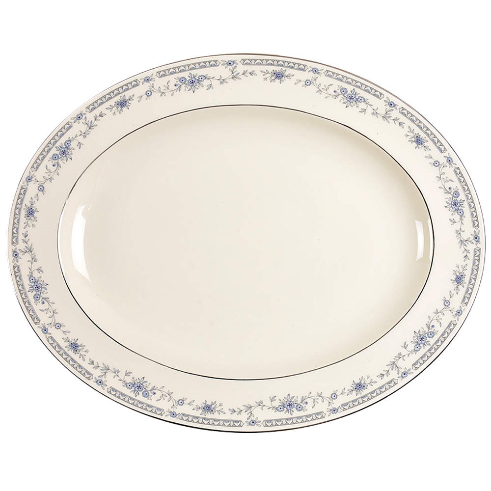 Bellemeade 13" Oval Serving Platter by Minton-1