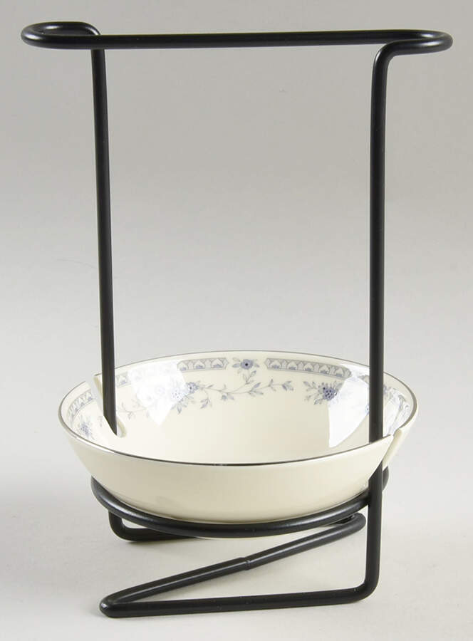 Bellemeade 8"-8 1/4" Salad Serving Set/Utensil Holder  HC by Minton-1