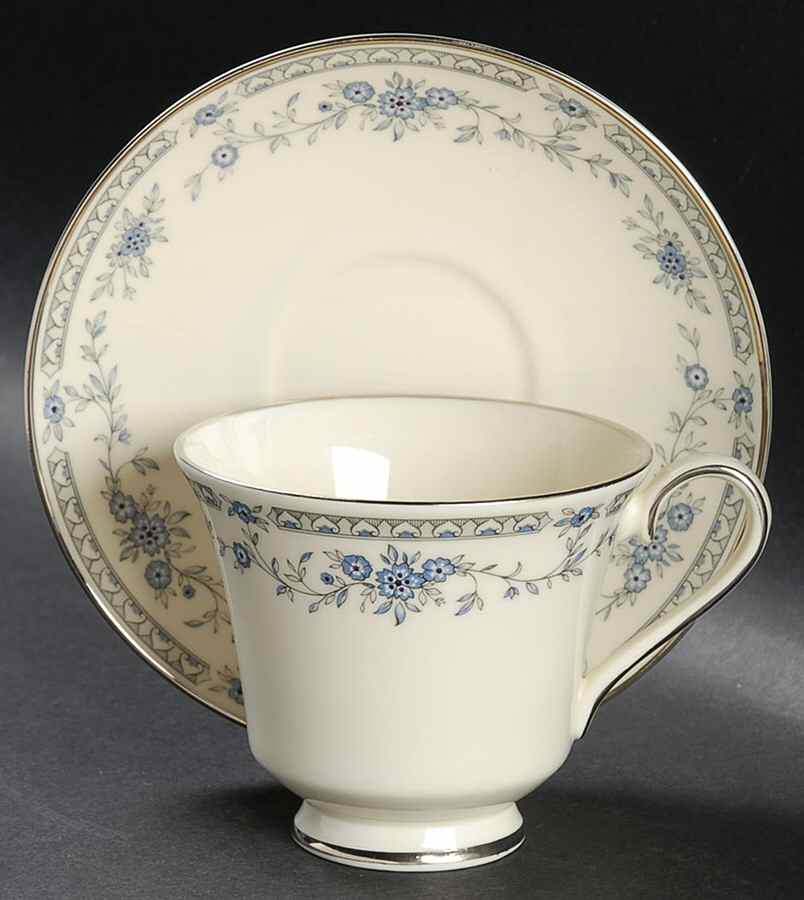 Bellemeade Footed Cup & Saucer Set by Minton-1