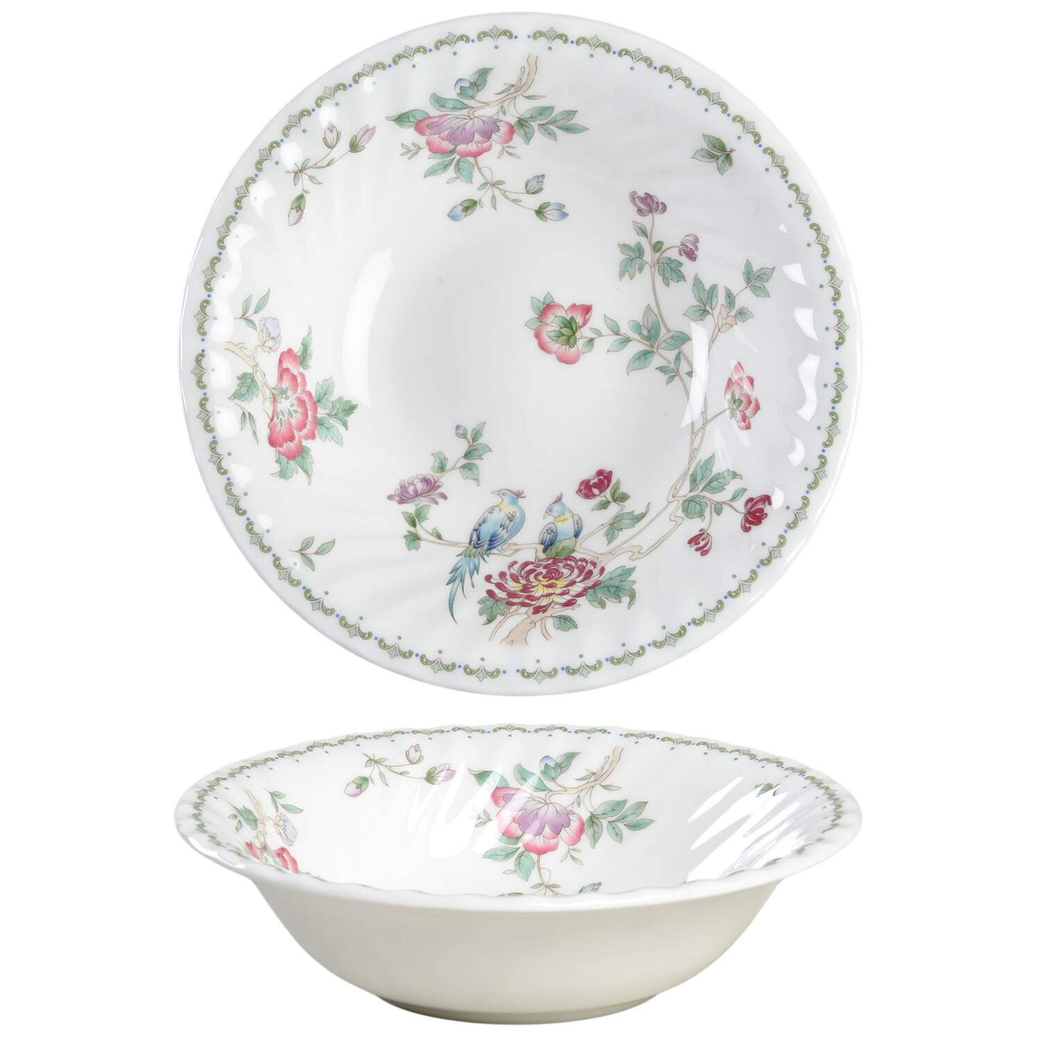 Birds of Paradise Coupe Cereal Bowl by Minton-1