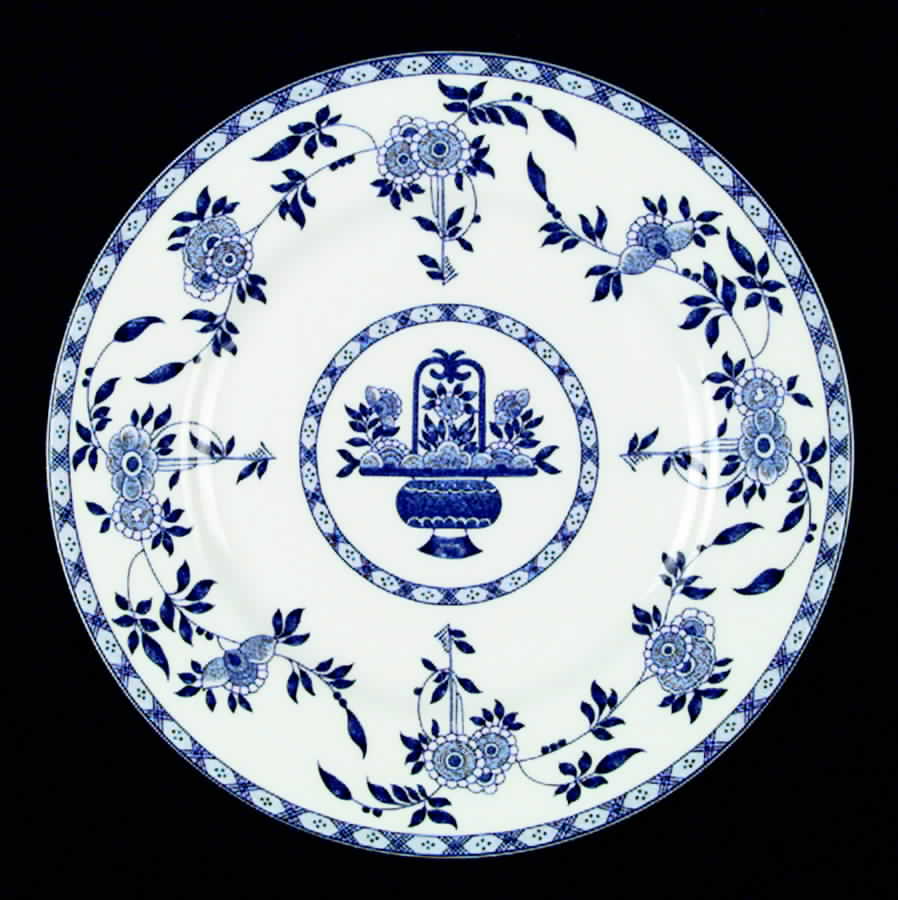 Blue Delft Dinner Plate by Minton-1