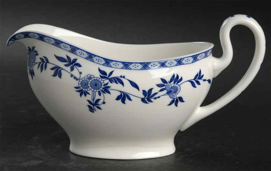 Blue Delft Gravy Boat by Minton-1