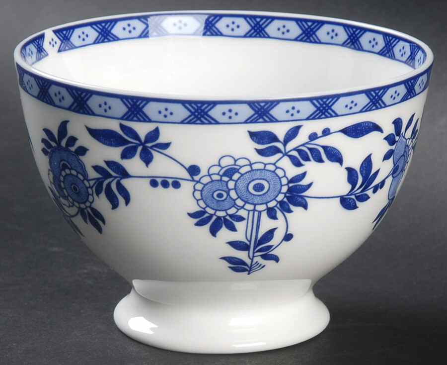 Blue Delft Open Sugar Bowl by Minton-1