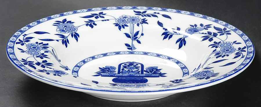 Blue Delft Large Rim Soup Bowl by Minton-1