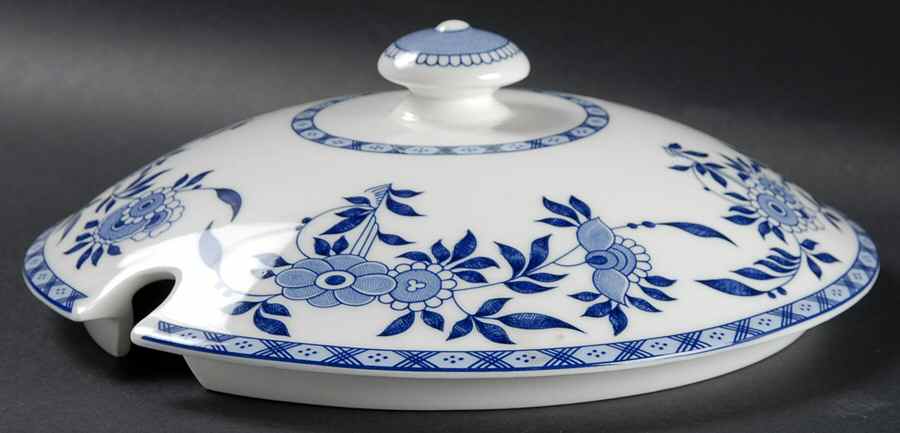 Blue Delft Lid for Tureen by Minton-1