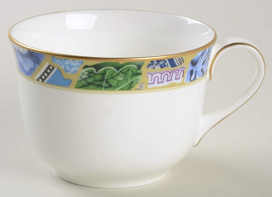 Blue Mosaic Flat Cup by Minton-1