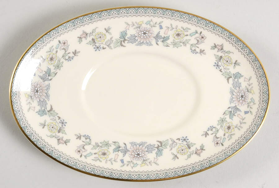 Bordeaux Underplate for Gravy Boat by Minton-1