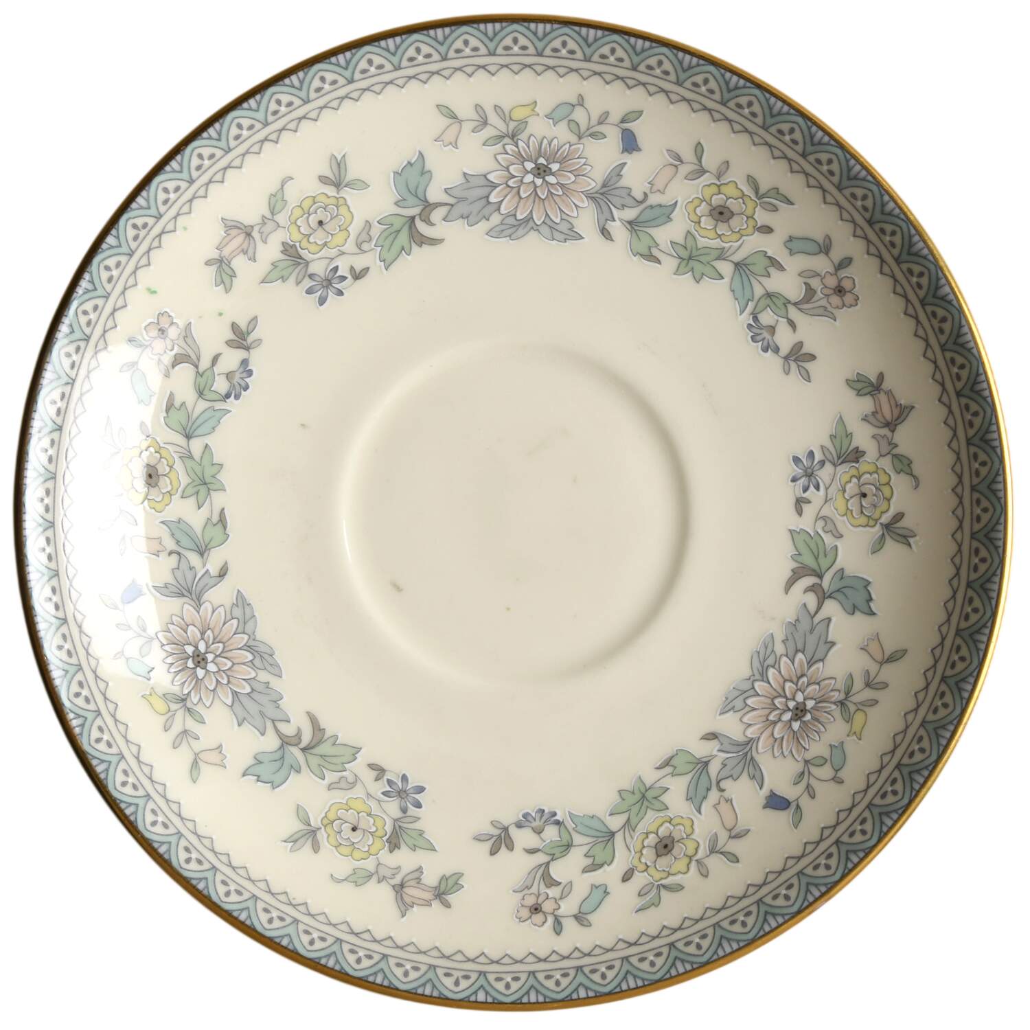 Bordeaux Saucer for Footed Cup by Minton-1