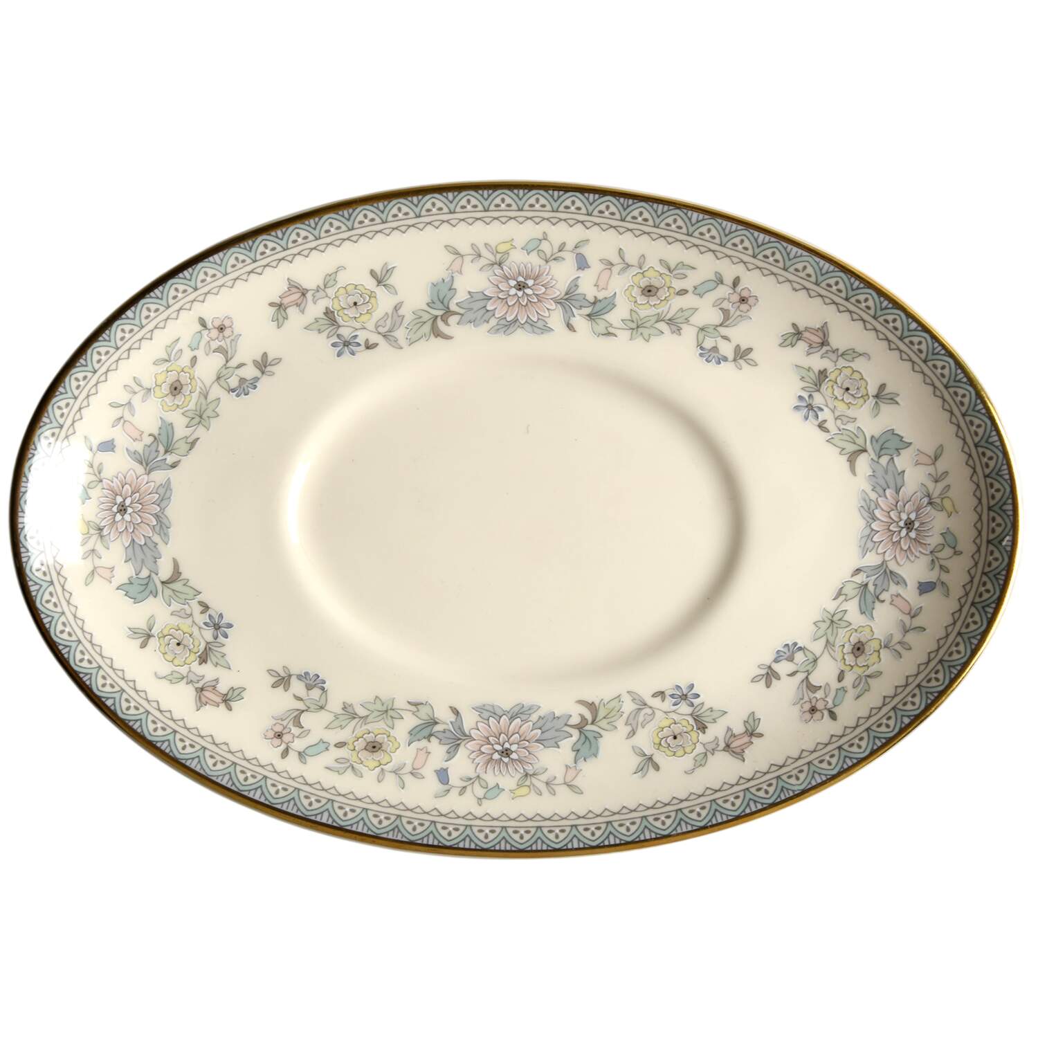 Bordeaux Underplate for Gravy Boat by Minton-1