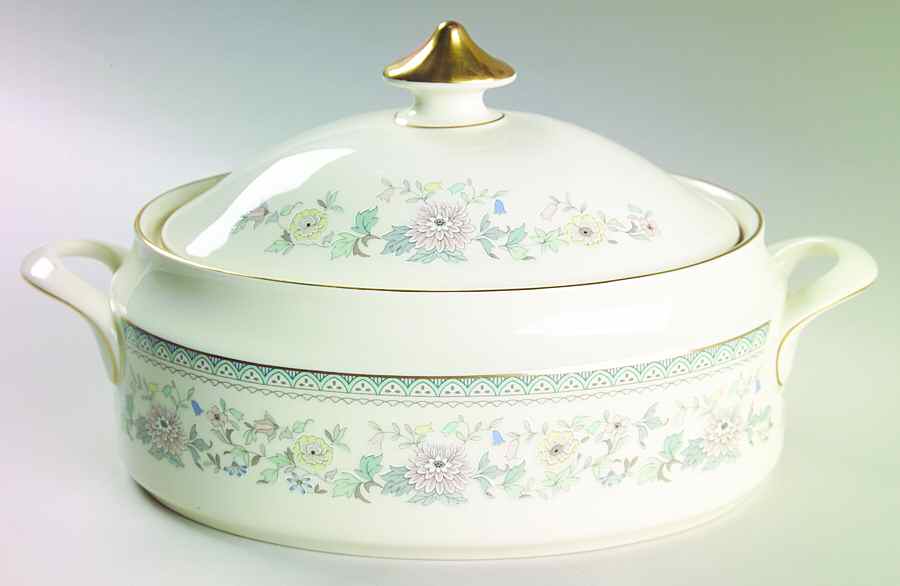 Bordeaux Oval Covered Vegetable by Minton-1