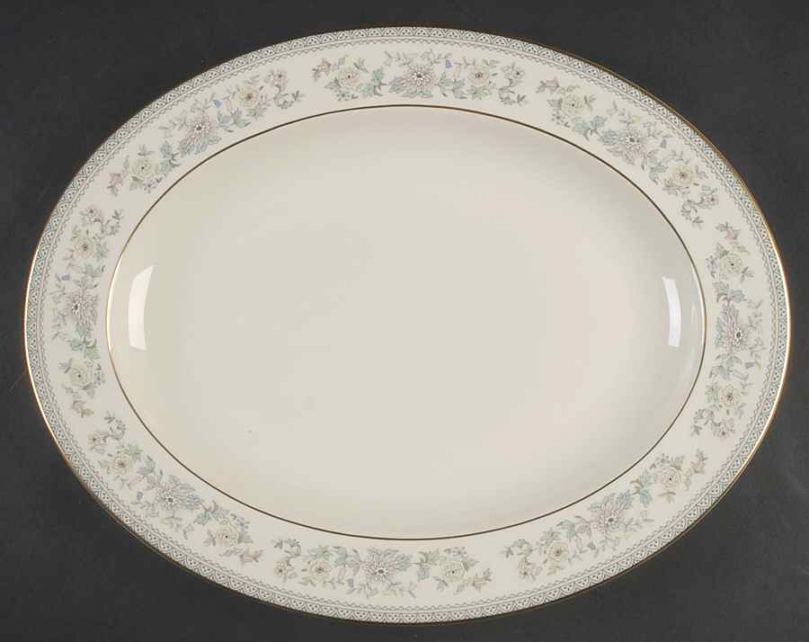 Bordeaux 13" Oval Serving Platter by Minton-1