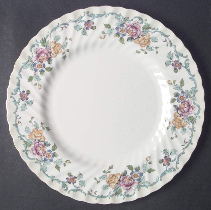 Branksome Turquoise Dinner Plate by Minton-1