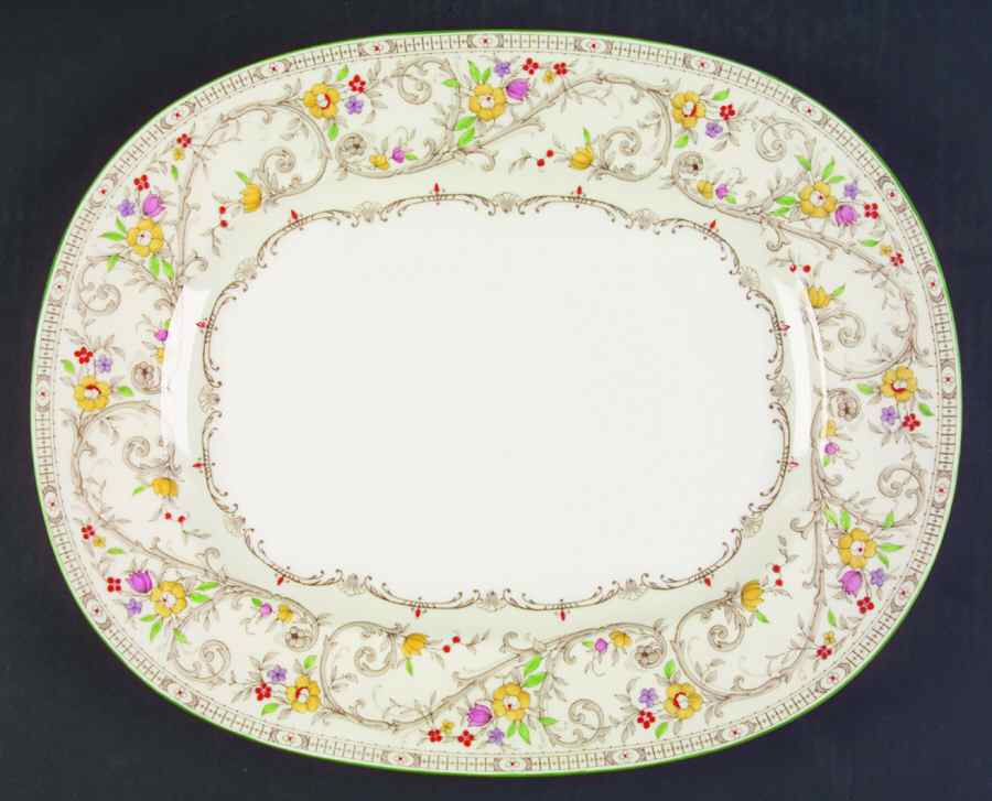 Brentwood 14" Oval Serving Platter by Minton-1