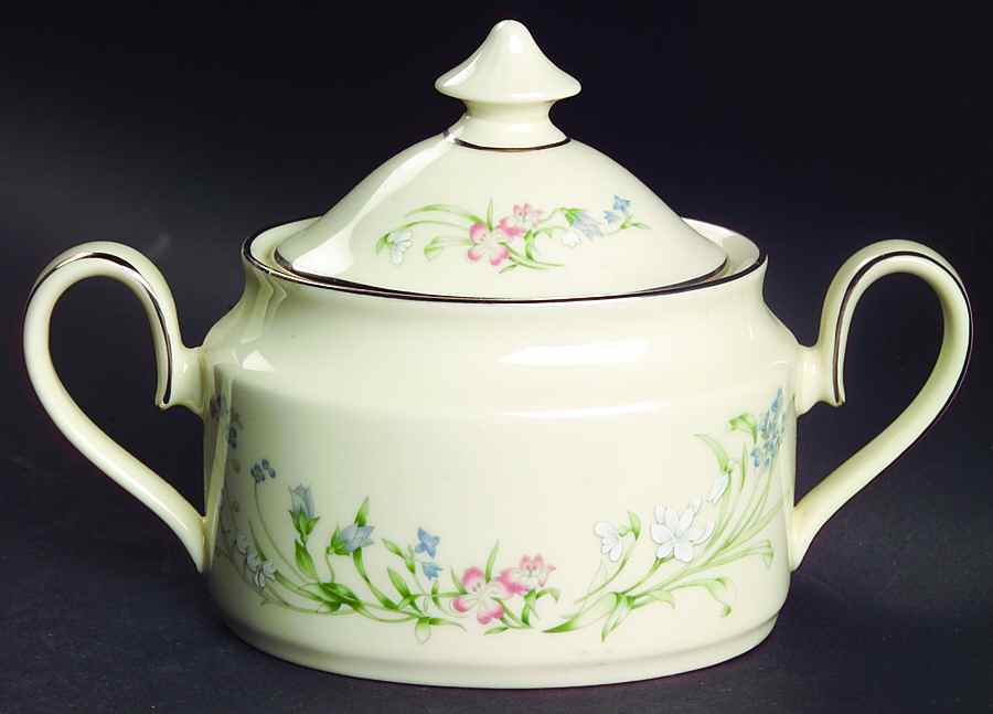 Brookwood Sugar Bowl & Lid by Minton-1