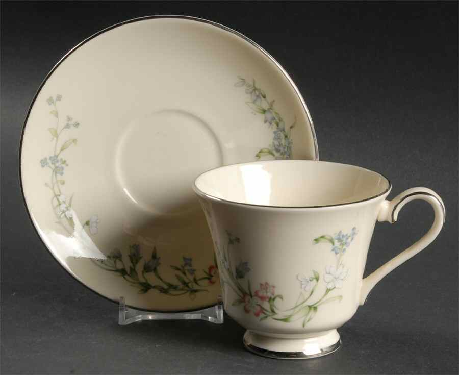 Brookwood Footed Cup & Saucer Set by Minton-1