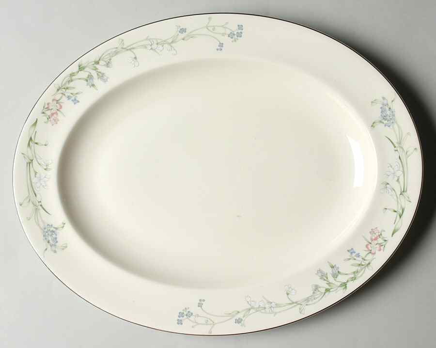 Brookwood 13" Oval Serving Platter by Minton-1