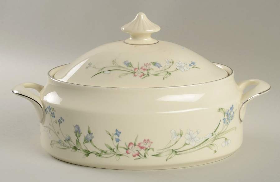 Brookwood Oval Covered Vegetable by Minton-1