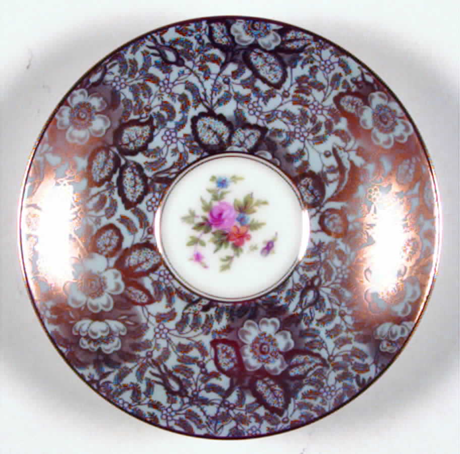 Brocade Gray Dinner Plate by Minton-1