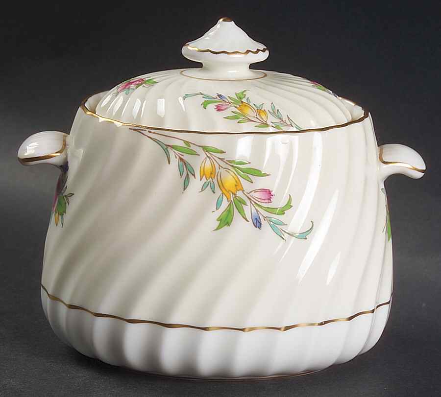 Bromley Sugar Bowl & Lid by Minton-1