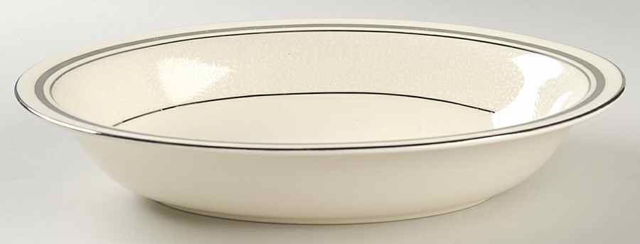 Bridal Veil 10" Oval Vegetable Bowl by Minton-1
