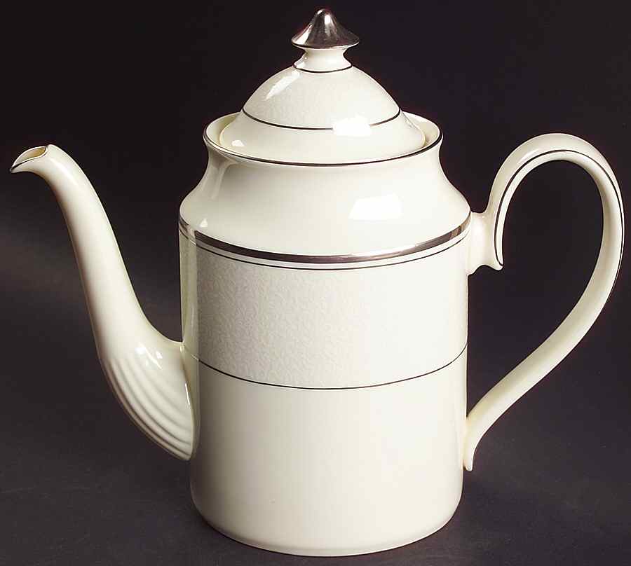 Bridal Veil Coffee Pot & Lid by Minton-1