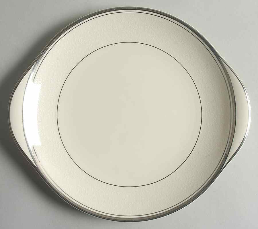 Bridal Veil Handled Cake Plate by Minton-1