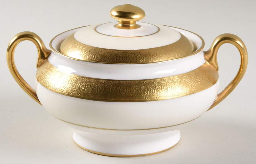 Buckingham Sugar Bowl & Lid by Minton-1