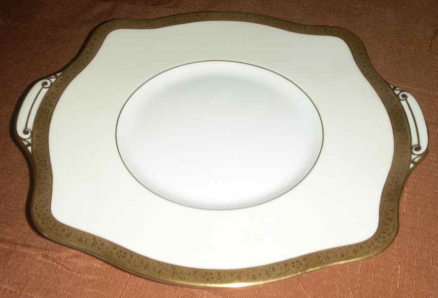 Buckingham Square Handled Cake Plate by Minton-1